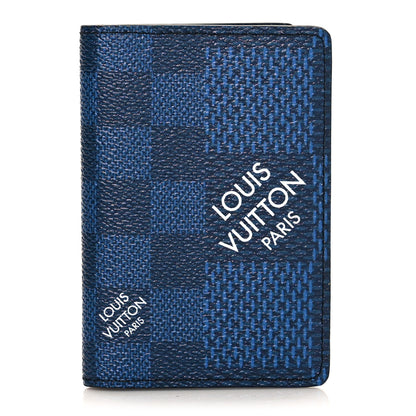 Louis Vuitton Damier Graphite 3D Pocket Organizer Navy 1 of 7