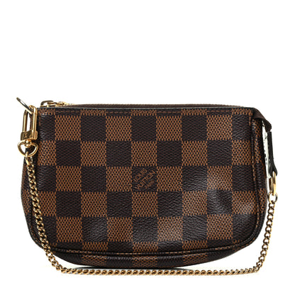 Louis Vuitton Damier Ebene Mini Pochette Accessories 1 of 8