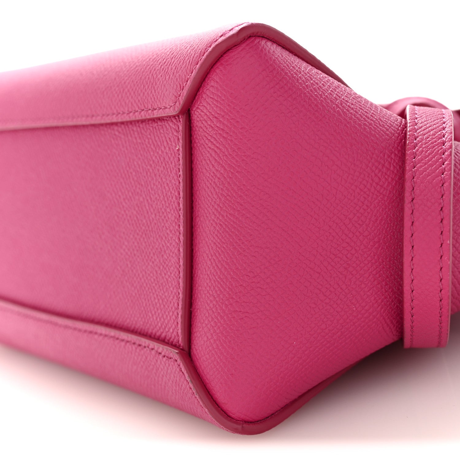 Celine Grained Calfskin Nano Belt Bag Raspberry 9 of 10