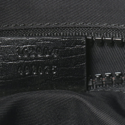 Gucci GG Plus Monogram Medium Flat Messenger Bag Black 7 of 9