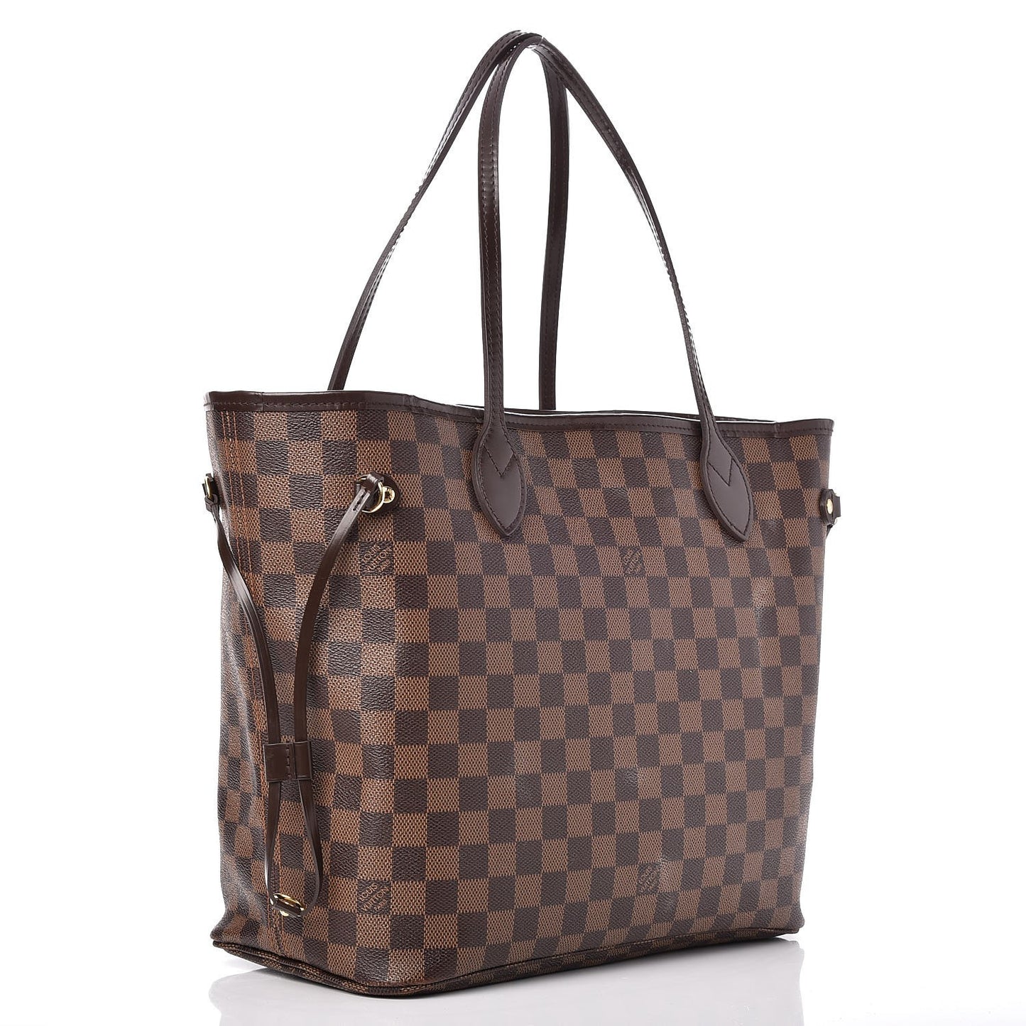 Damier Ebene Neo Neverfull MM Rose Ballerine