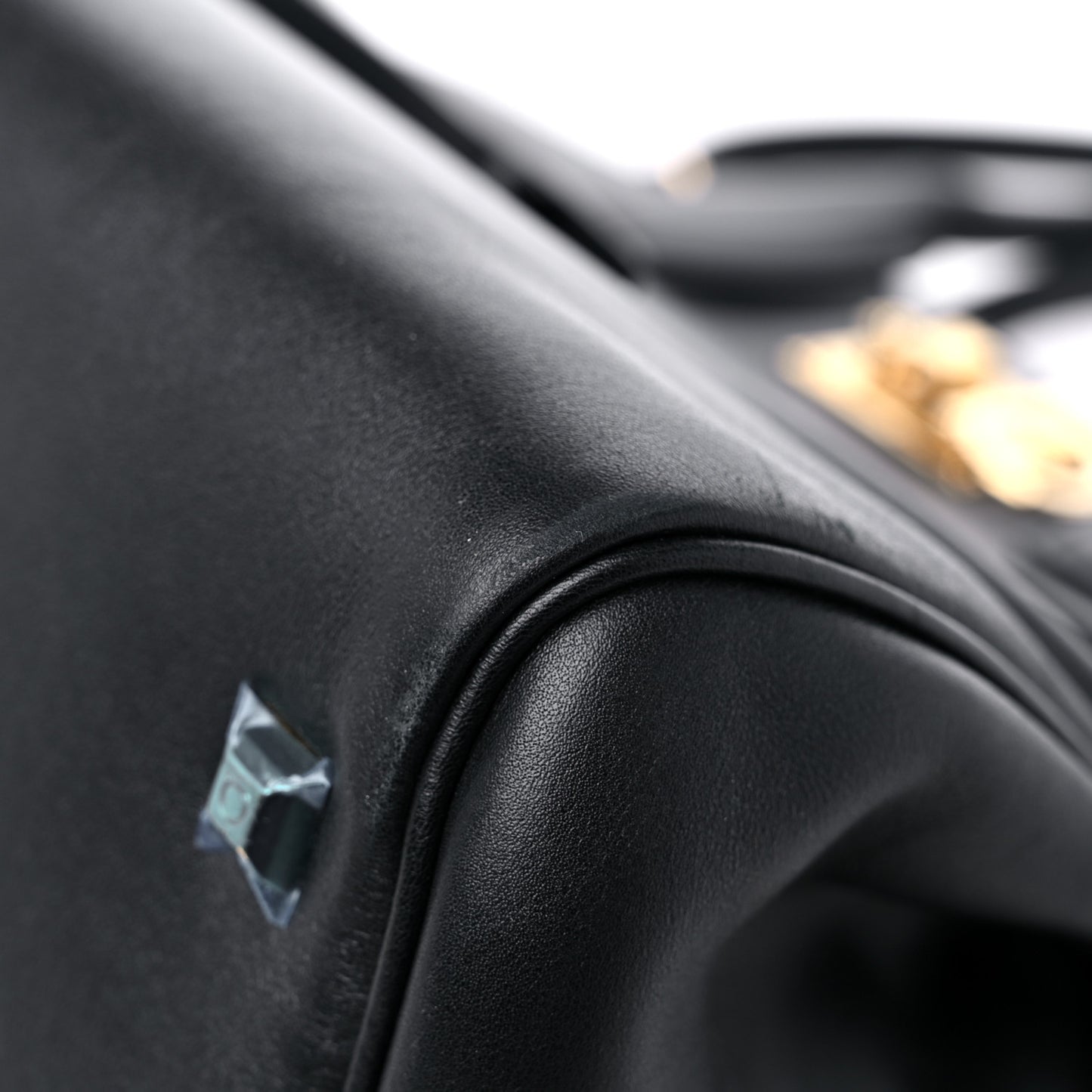 Calfskin Medium Studio Bag Black
