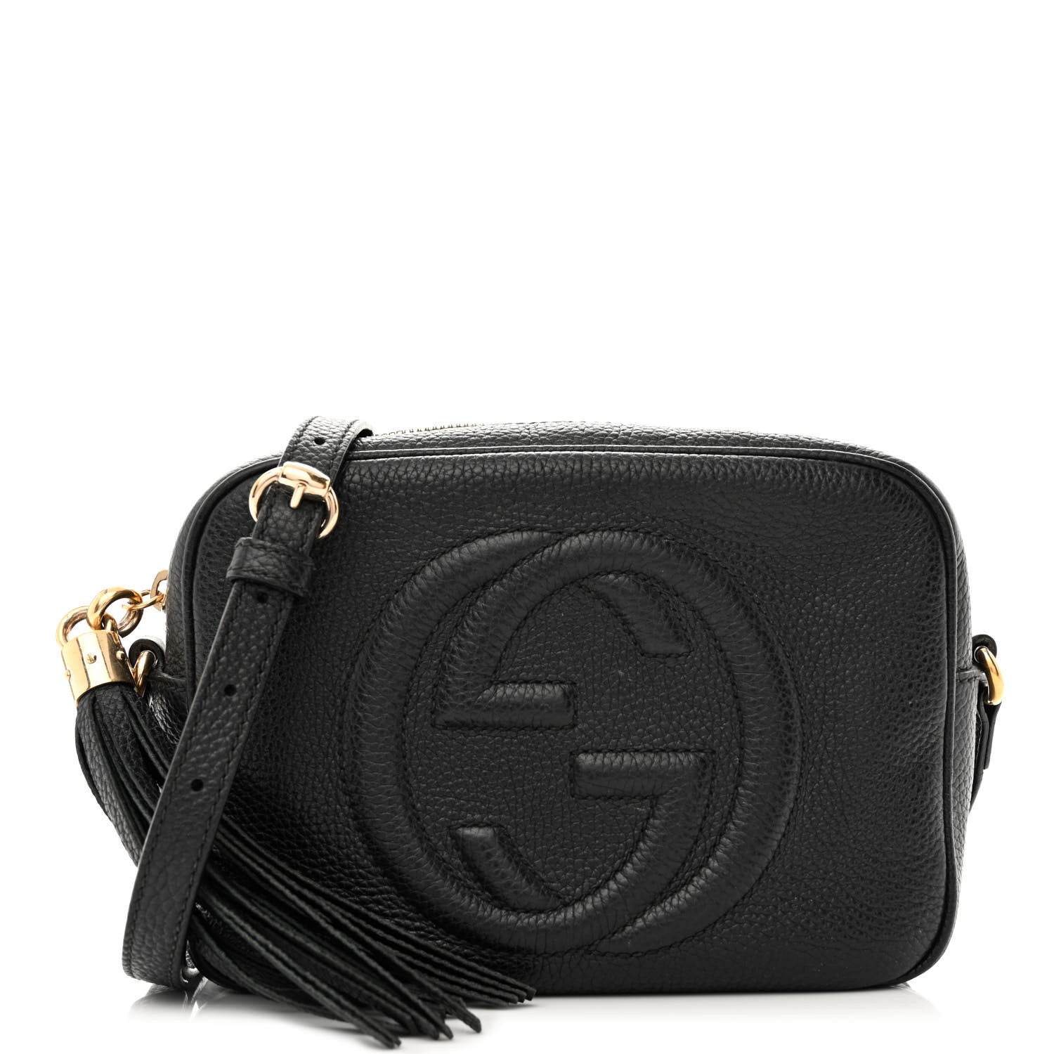 Gucci Pebbled Calfskin Small Soho Disco Bag Black 1 of 12
