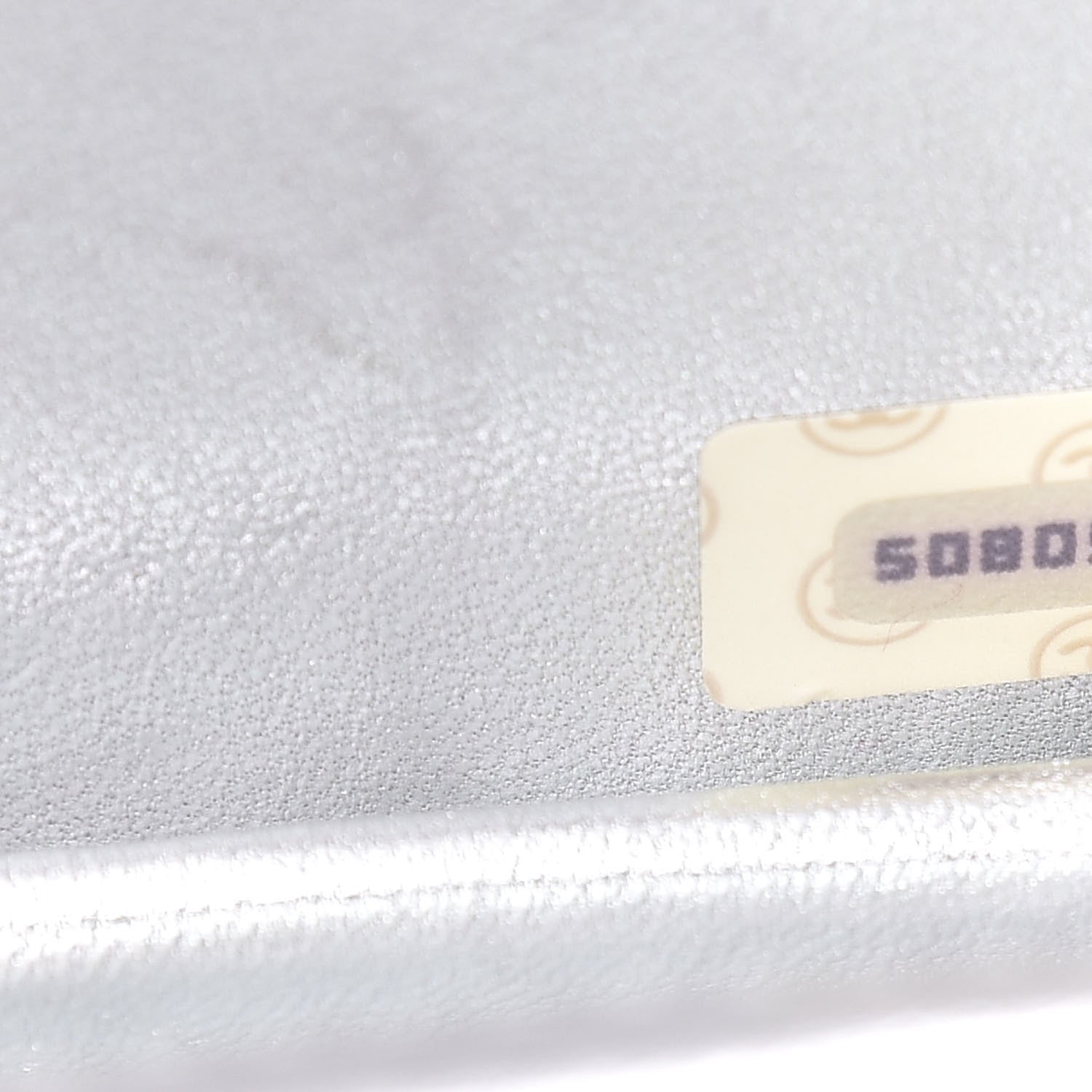 Chanel Metallic Lambskin Quilted Micro Mini Flap Silver 7 of 13