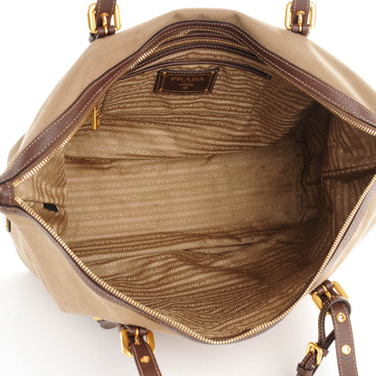 Prada Jacquard Logo Tote Corda Bruciato 6 of 10