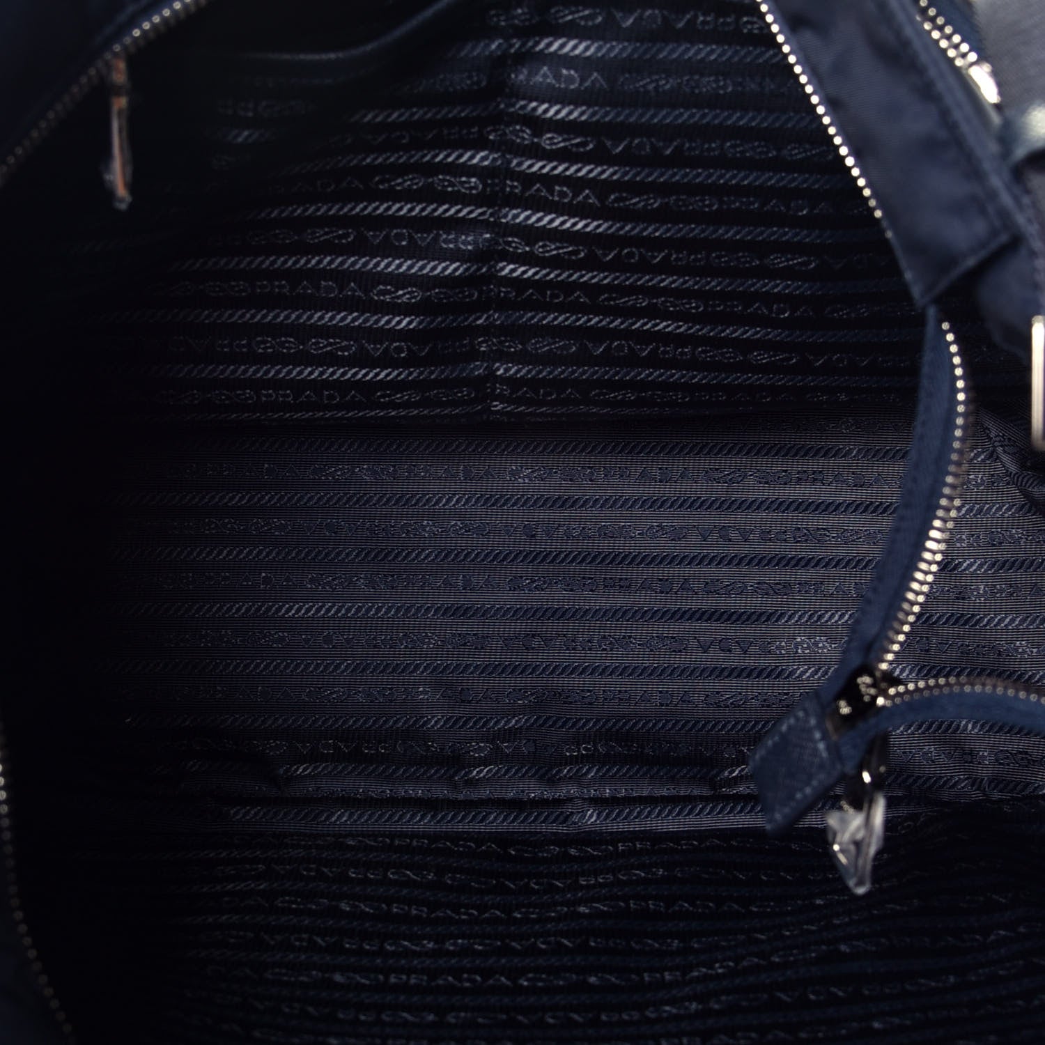 Prada Nylon Vela Baby Bag Baltico 6 of 9
