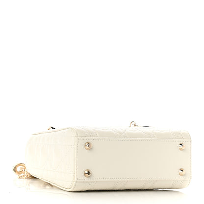 Christian Dior Lambskin Cannage Mini DiorAmour Lady Dior Latte 7 of 21
