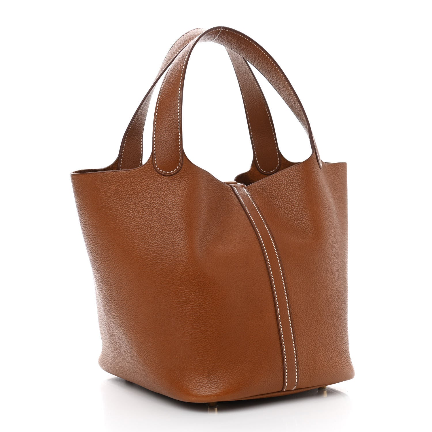 Hermes Barenia Faubourg Picotin Lock 22 MM Fauve 3 of 14