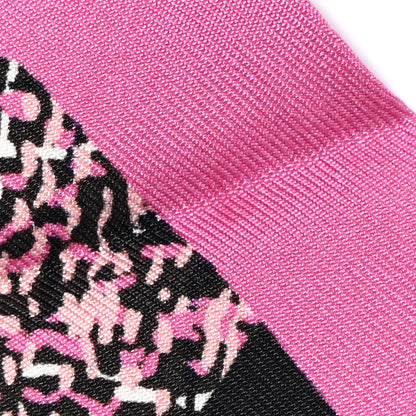 Chanel Silk Twill Slim Bandeau Scarf Pink Grey Light Pink 6 of 8