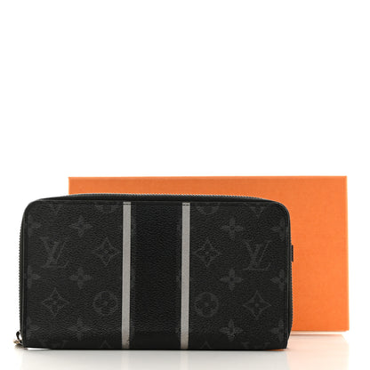 Louis Vuitton Monogram Eclipse Flash Fragment Zippy Organizer Wallet 9 of 9