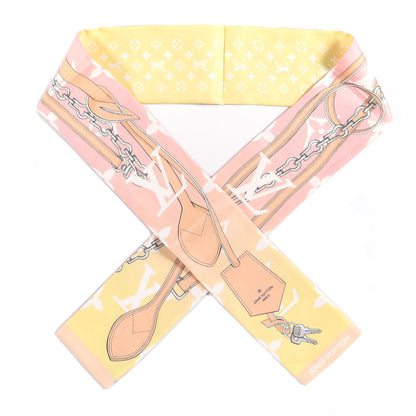 Louis Vuitton Silk Monogram Gradient By The Pool Bandeau Pink 1 of 4