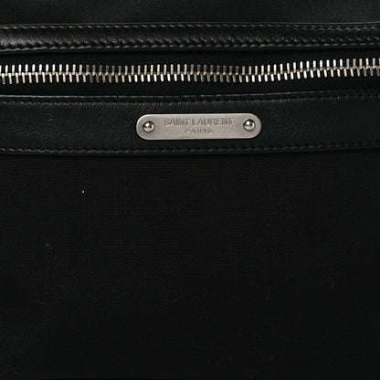 Saint Laurent Canvas Calfskin City Belt Bag Black 12 of 17