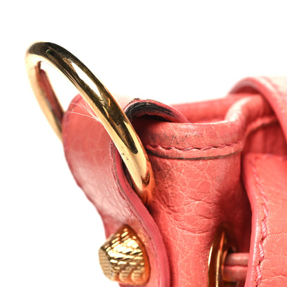 Balenciaga Agneau Giant 12 Gold Hardware Mini Pompon Rose Azalee 11 of 12