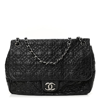 Chanel Vinyl Rock In Moscow Single Flap Black 1 of 10