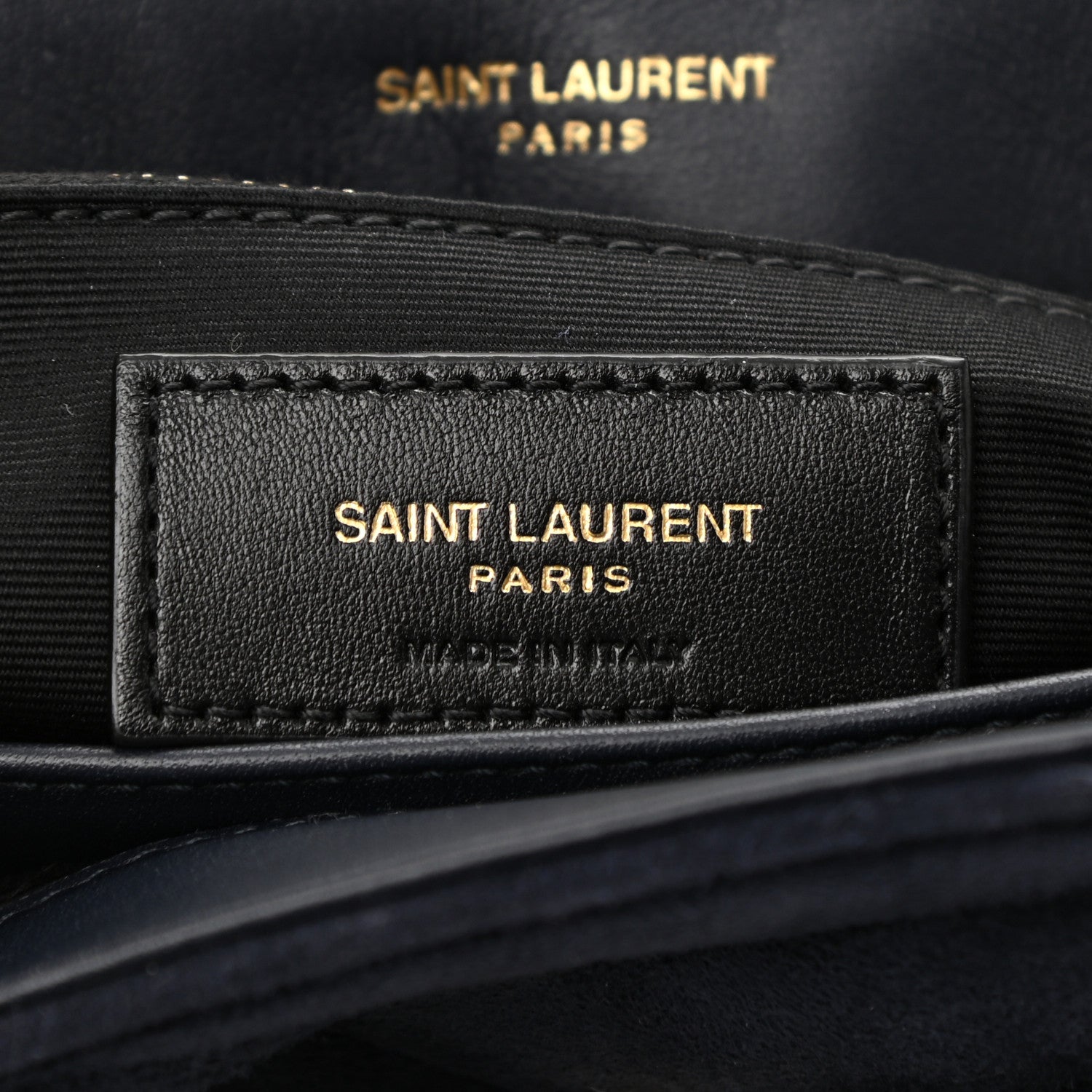 Saint Laurent Suede Toy Loulou Shoulder Bag Deep Marine 6 of 11