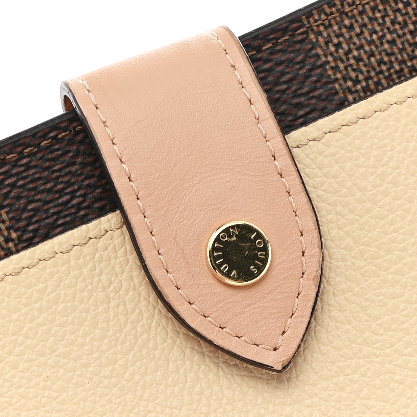 Damier Ebene Juliette Wallet Creme