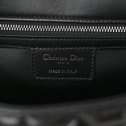 Christian Dior Calfskin Macrocannage Medium Caro Bag Black 6 of 11