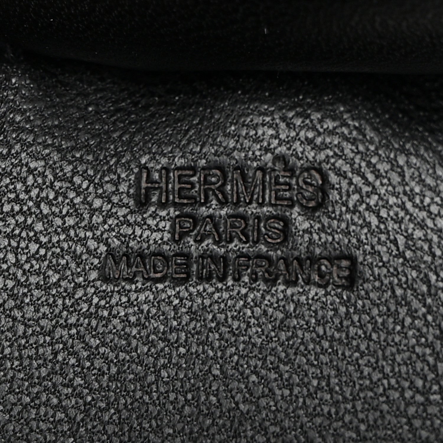Hermes Milo Lambskin Grigri Rodeo Horse Bag Charm GM So Black 3 of 4