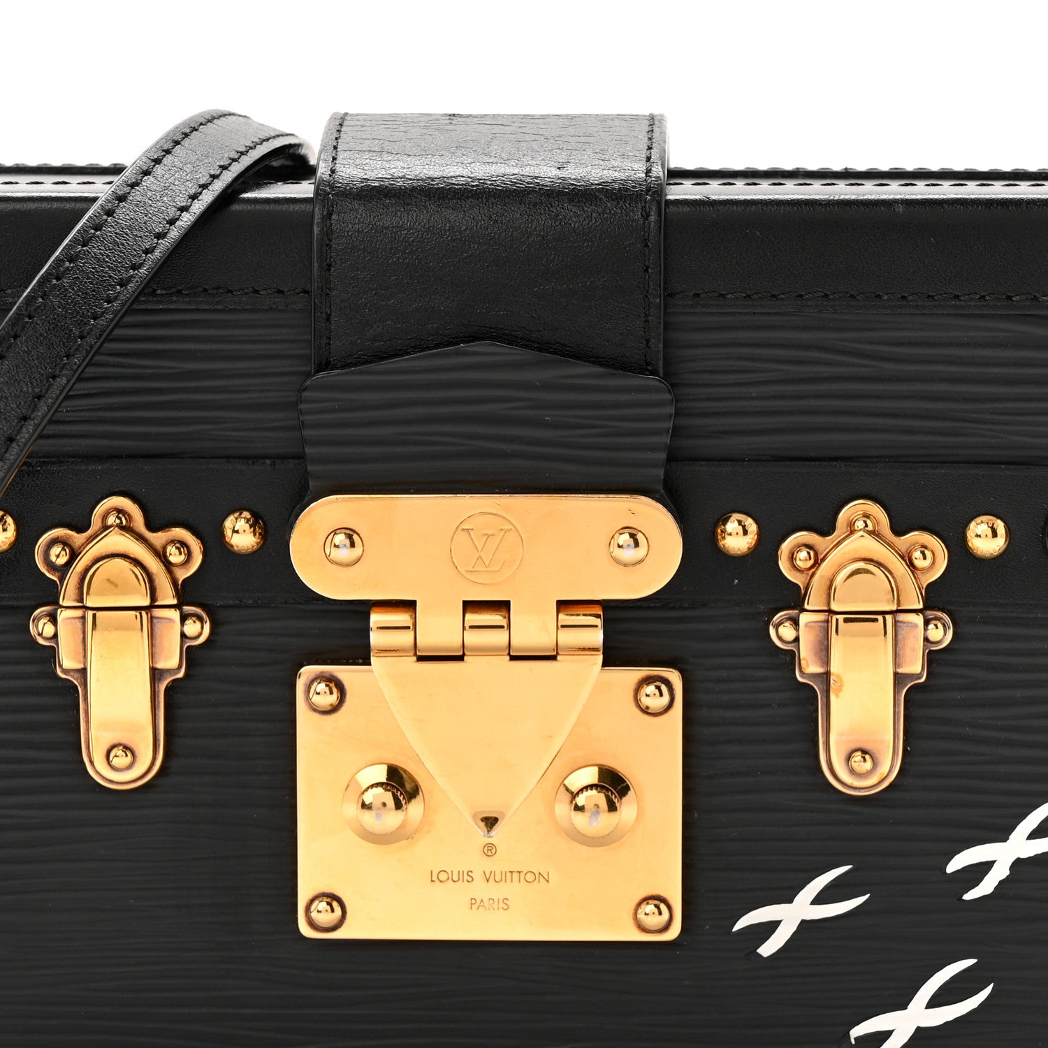Louis Vuitton Epi Petite Malle Black 7 of 9