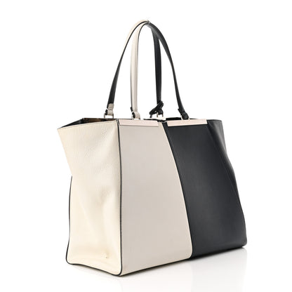 Fendi Vitello Circuit Inlay Large 3Jours Tote Blue Multicolor 2 of 11