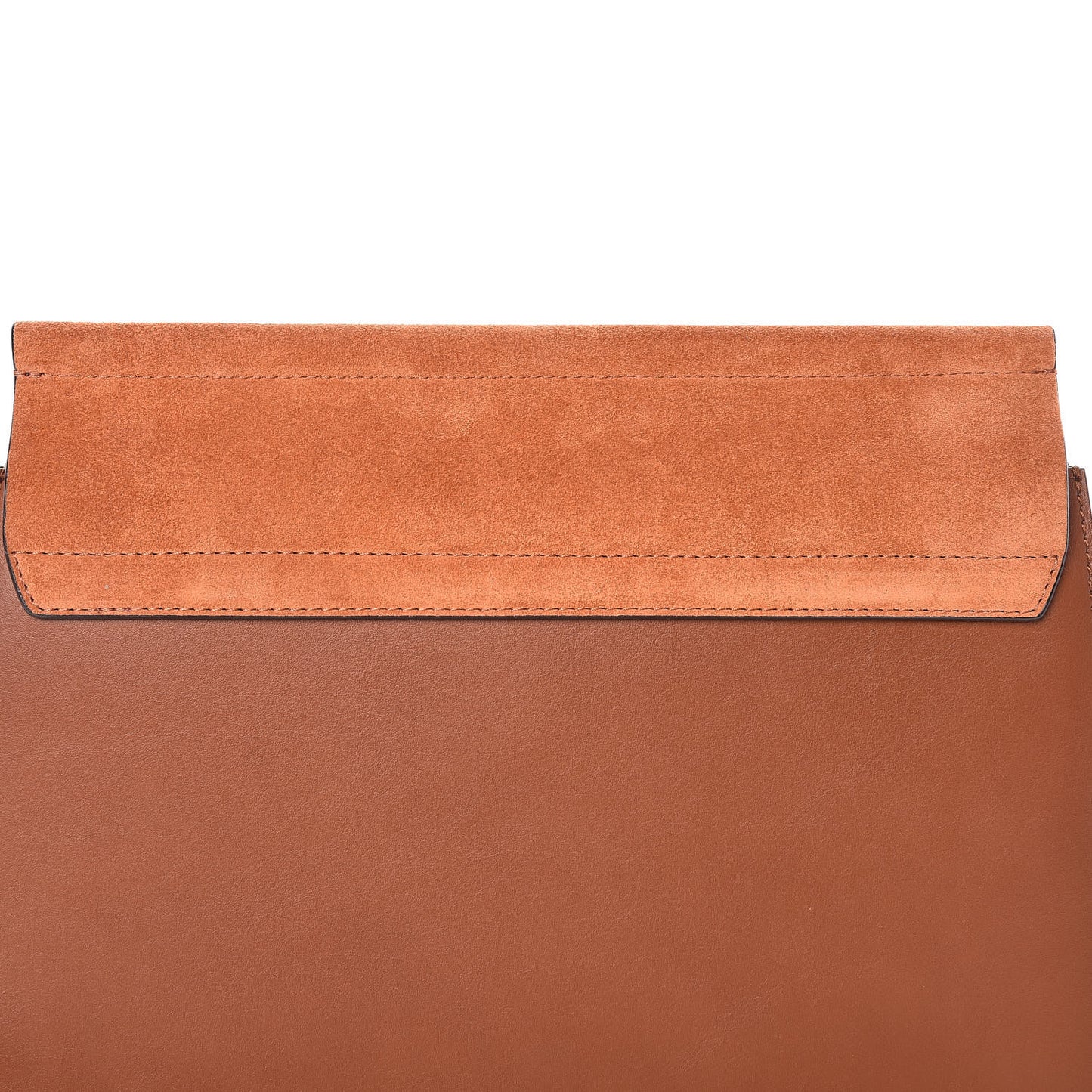 Suede Calfskin Medium Faye Shoulder Bag Tobacco