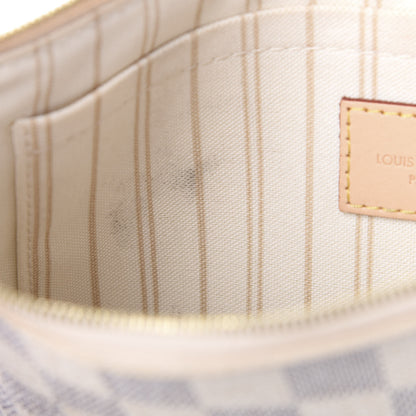 Louis Vuitton Damier Azur Neverfull MM GM Pochette 9 of 10