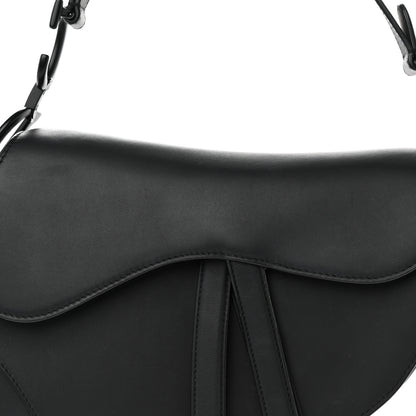 Christian Dior Ultra Matte Calfskin Saddle Bag Black 8 of 11