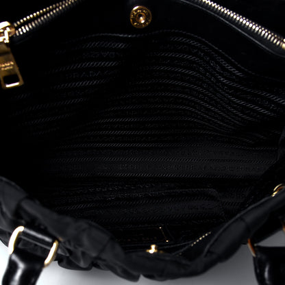 Prada Tessuto Nylon Gaufre Tote Black 4 of 4