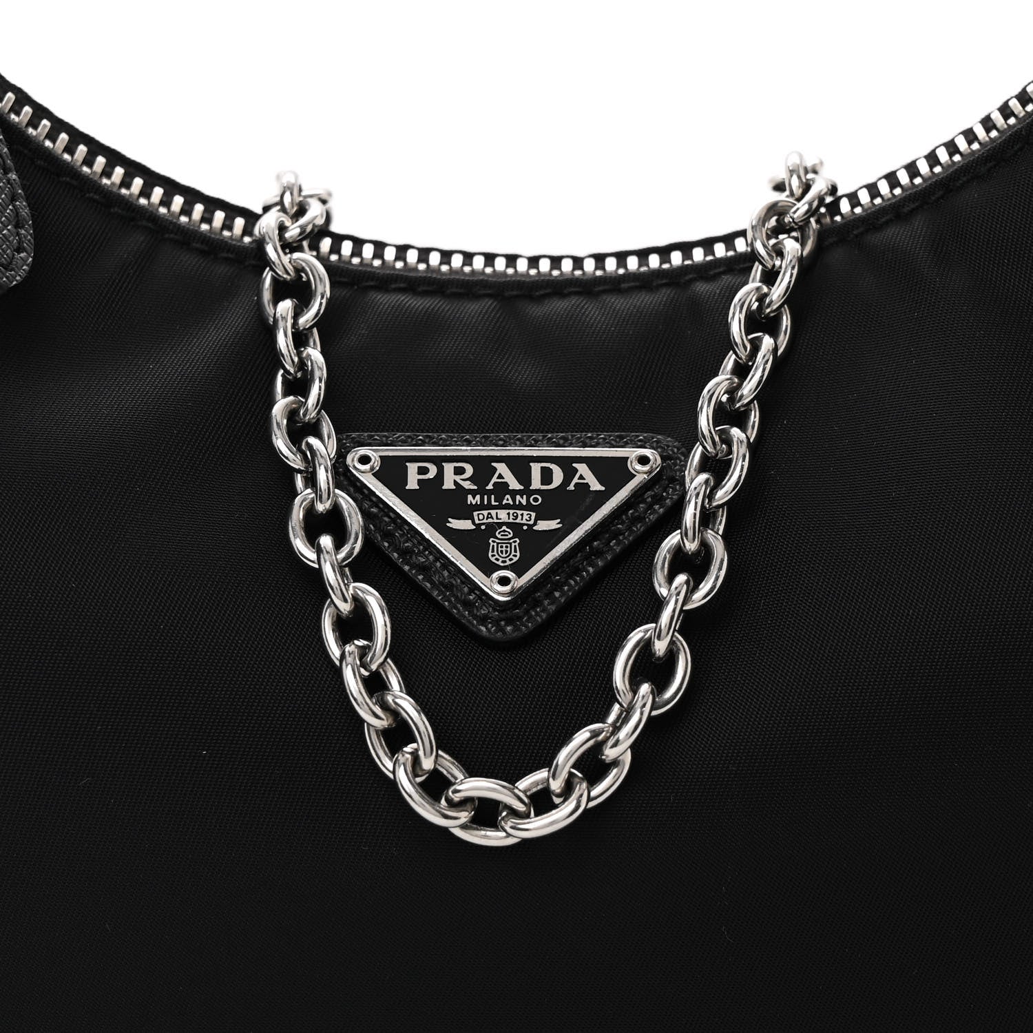 Prada Nylon Re-Edition 2005 Shoulder Bag Black 9 of 11