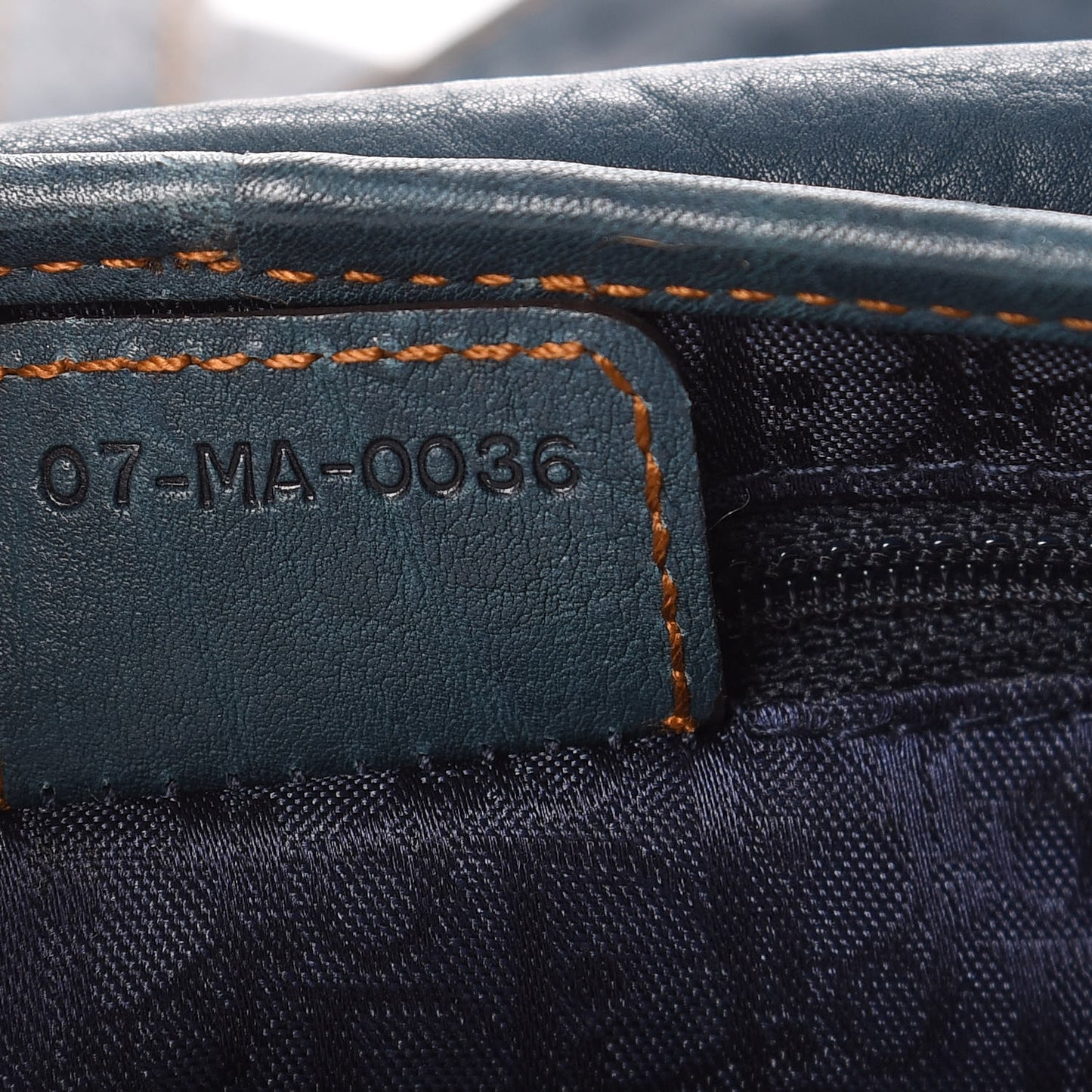 Calfskin Gaucho Saddle Bag Blue