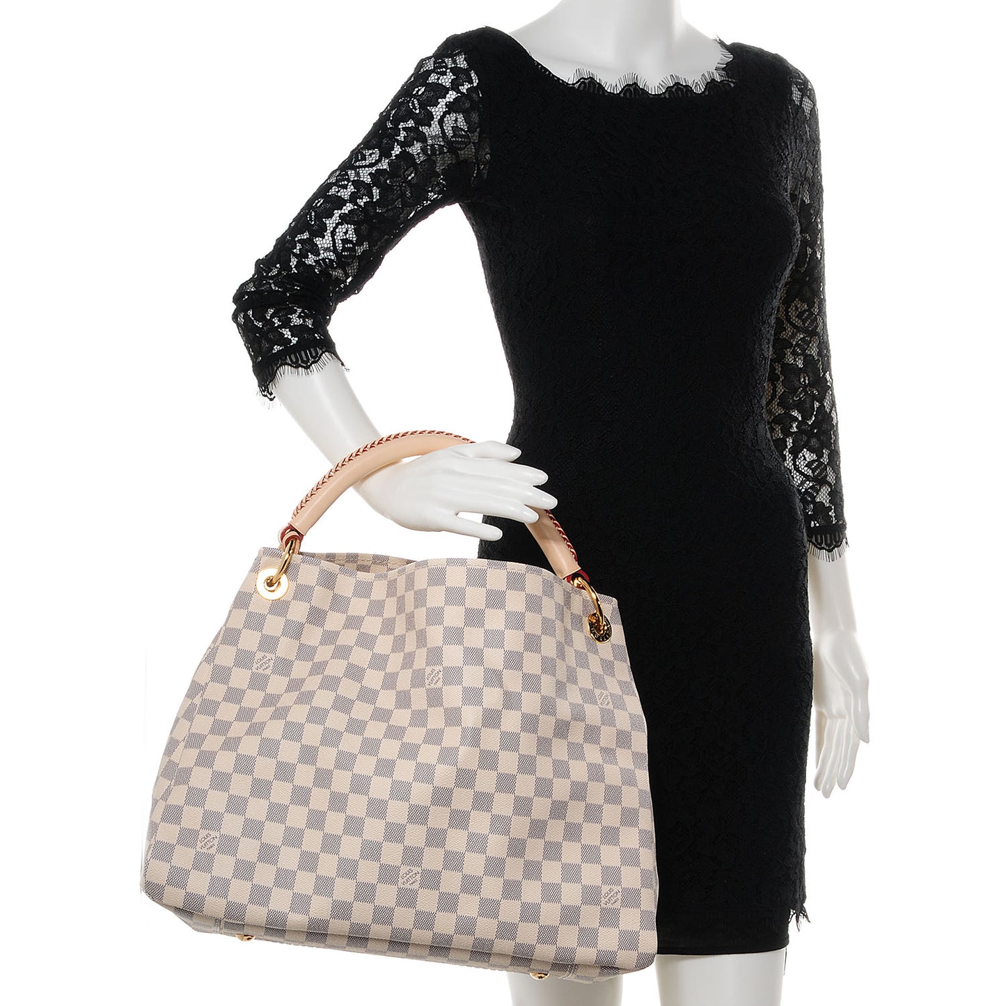 Damier Azur Artsy MM