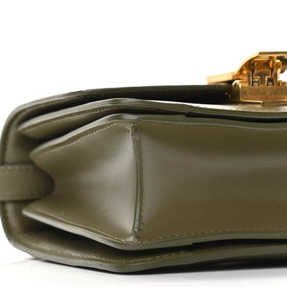 Celine Box Calfskin Small Classic Box Flap Bag Army Green 9 of 10