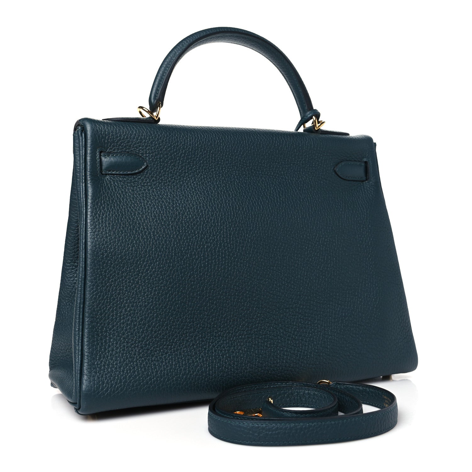 Hermes Togo Kelly Retourne 32 Vert Cypress 3 of 11