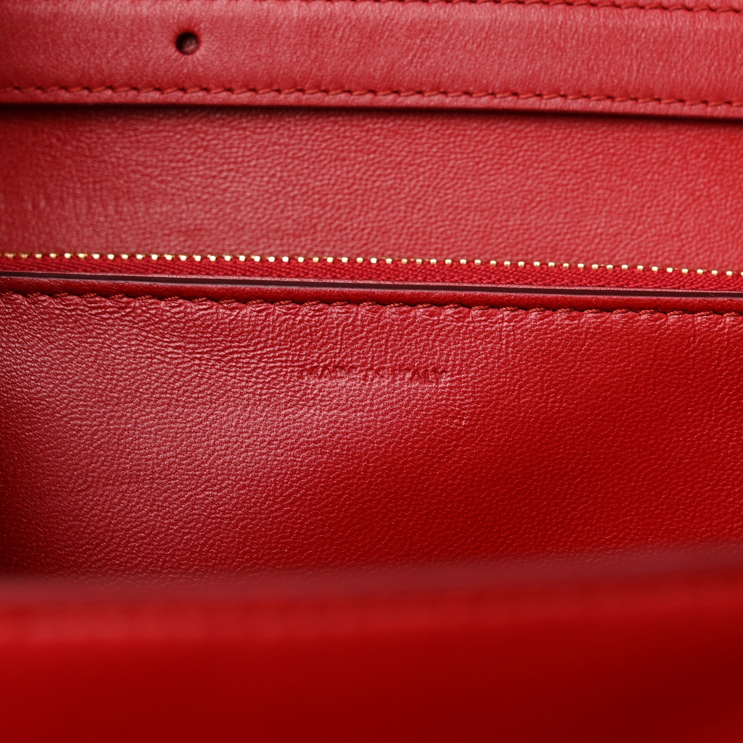 Celine Box Calfskin Medium Classic Box Flap Bag Red 6 of 12