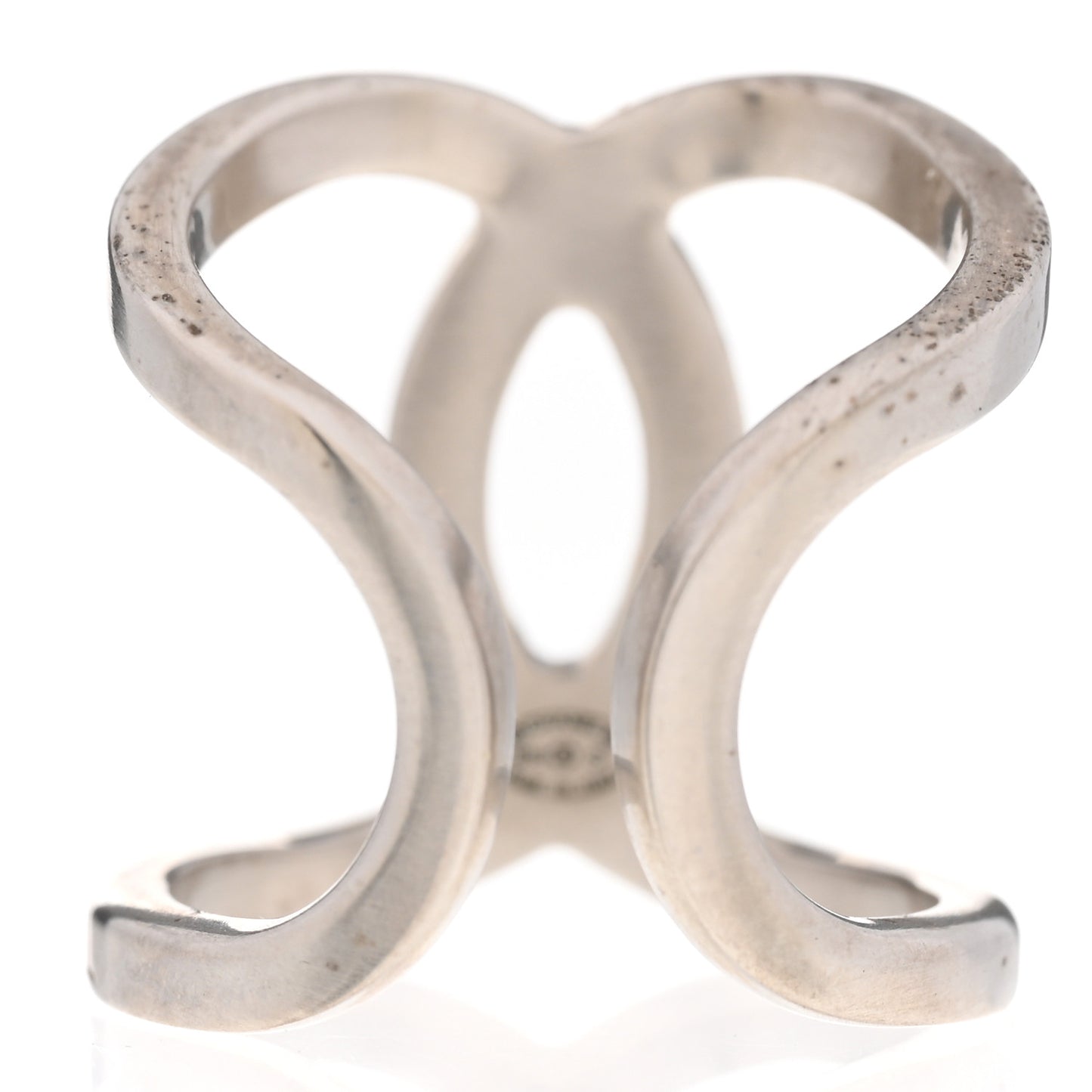 Metal CC Ring 53 6.5 Silver