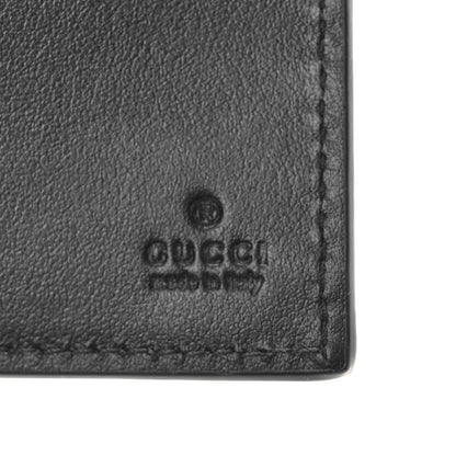 Gucci Plutone Calfskin Logo Bi-Fold Wallet Black 6 of 8