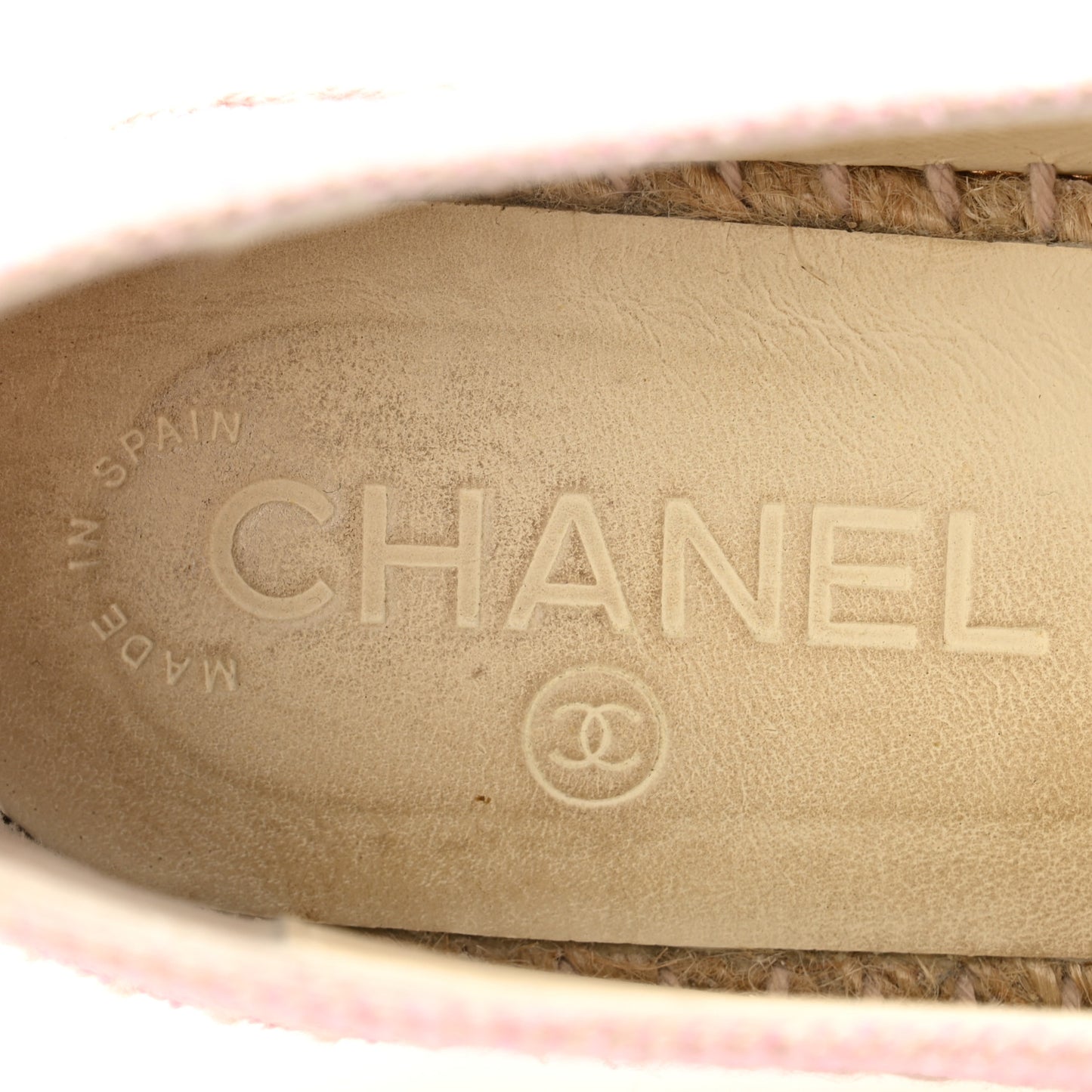 Toile Sequin CC Espadrilles 38 Pink Dark Pink
