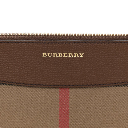 Burberry House Check Derby Peyton Crossbody Clutch Bag Tan 8 of 10