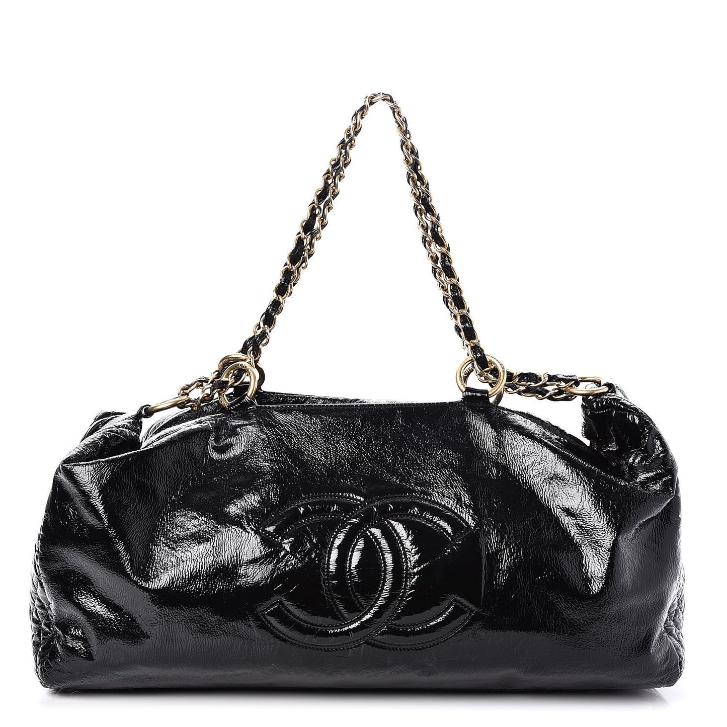 Vinyl XXL Rock and Chain Bowler Black