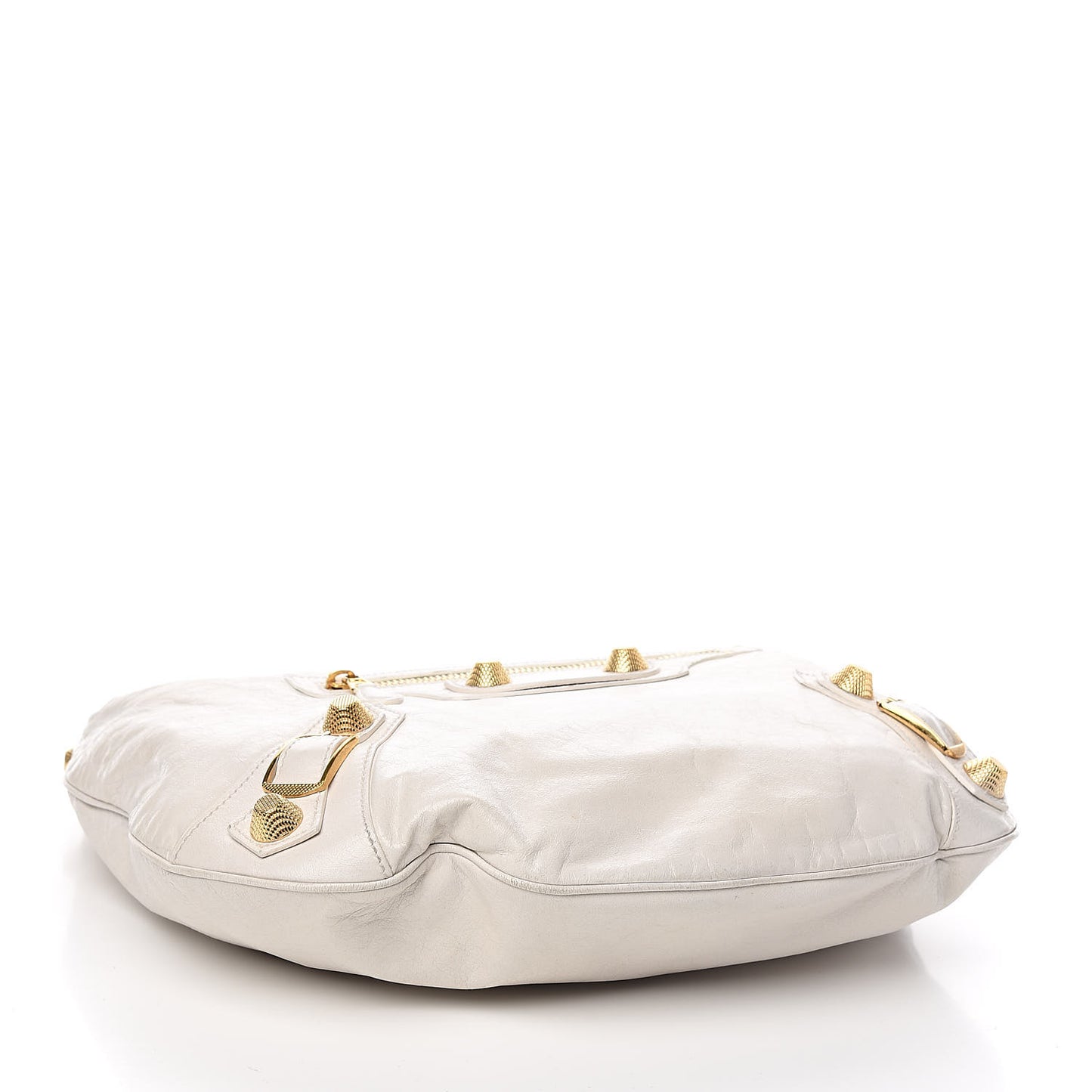 Agneau Giant 21 Gold Hardware Hobo Natural
