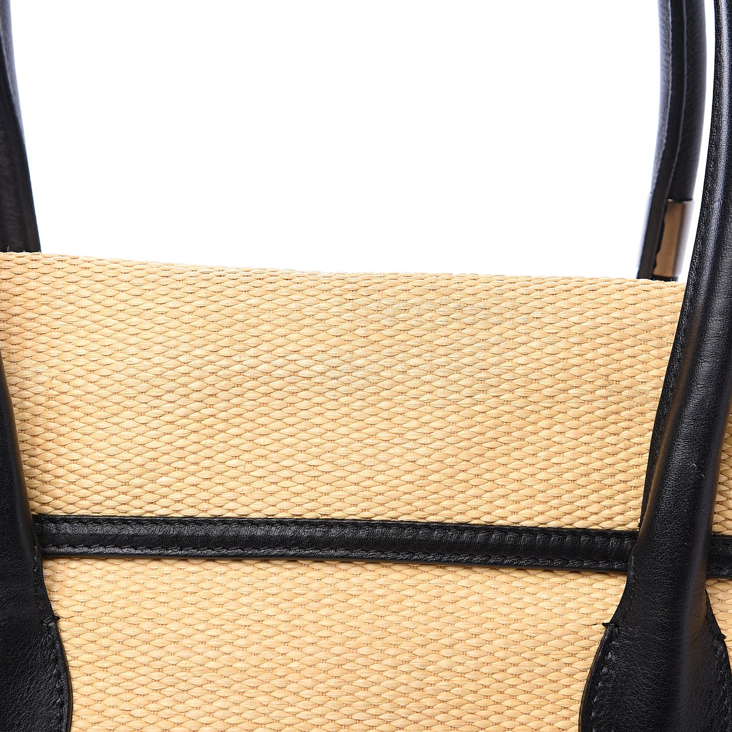 Calfskin Straw PS1 Keep All Black