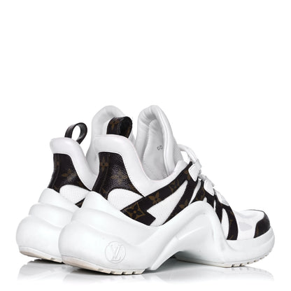 Louis Vuitton Patent Monogram LV Archlight Sneakers 39 White 4 of 12