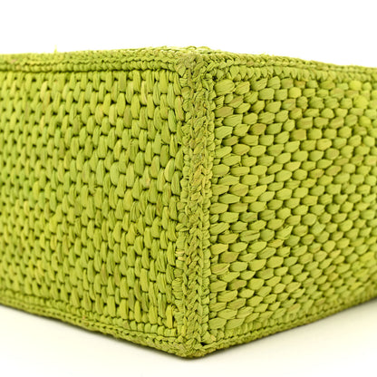 Loewe X PAULA'S IBIZA Raffia Font Tote Meadow Green 8 of 11