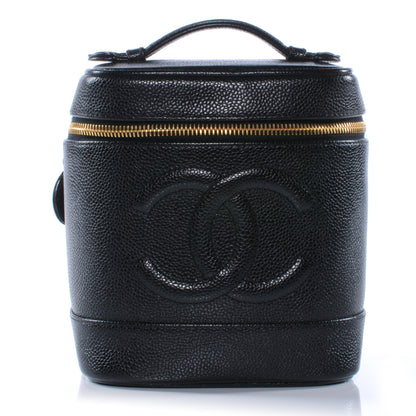 Chanel Caviar Cosmetic Vanity Bag Black 1 of 7
