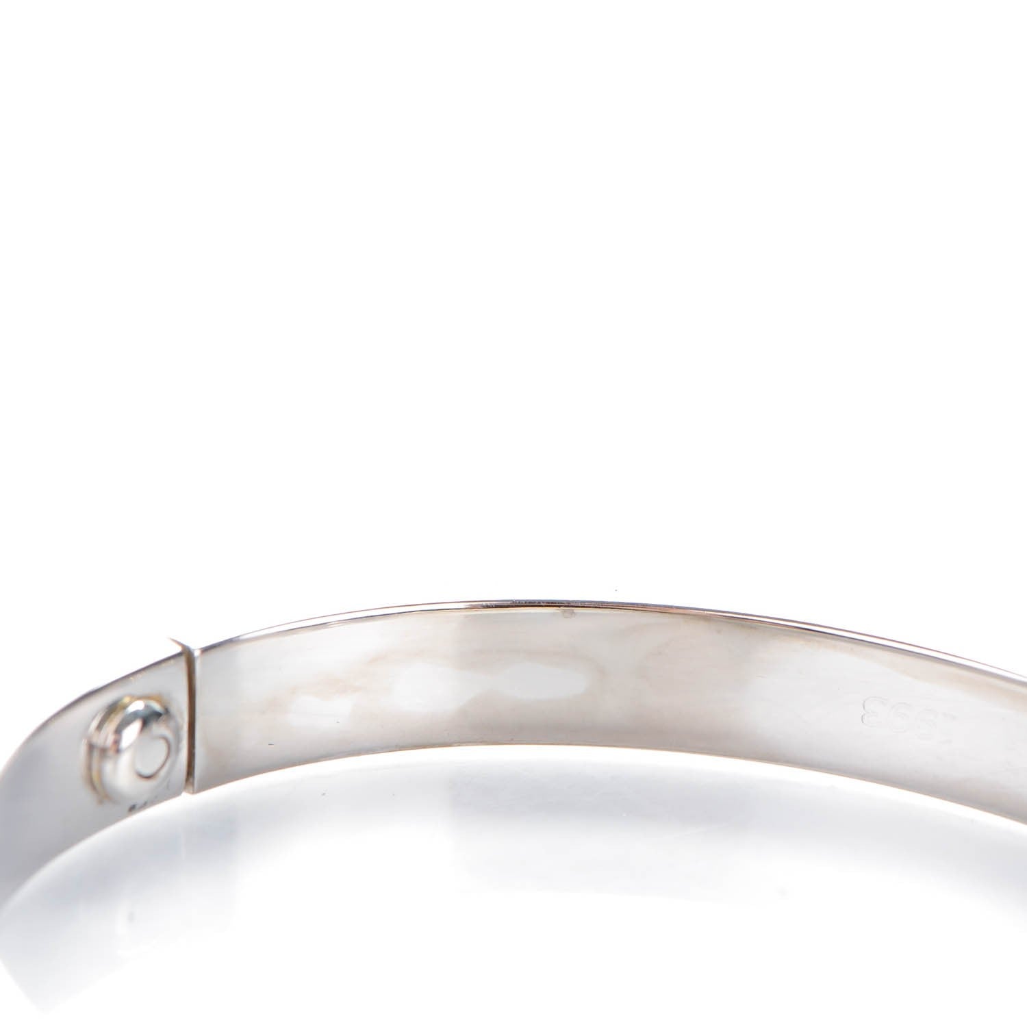 Cartier 18K White Gold LOVE Bracelet 17 4 of 5