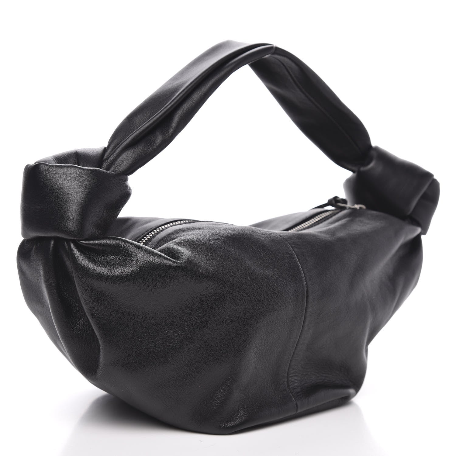 Bottega Veneta Nappa Mini Double Knot Bag Black 3 of 9