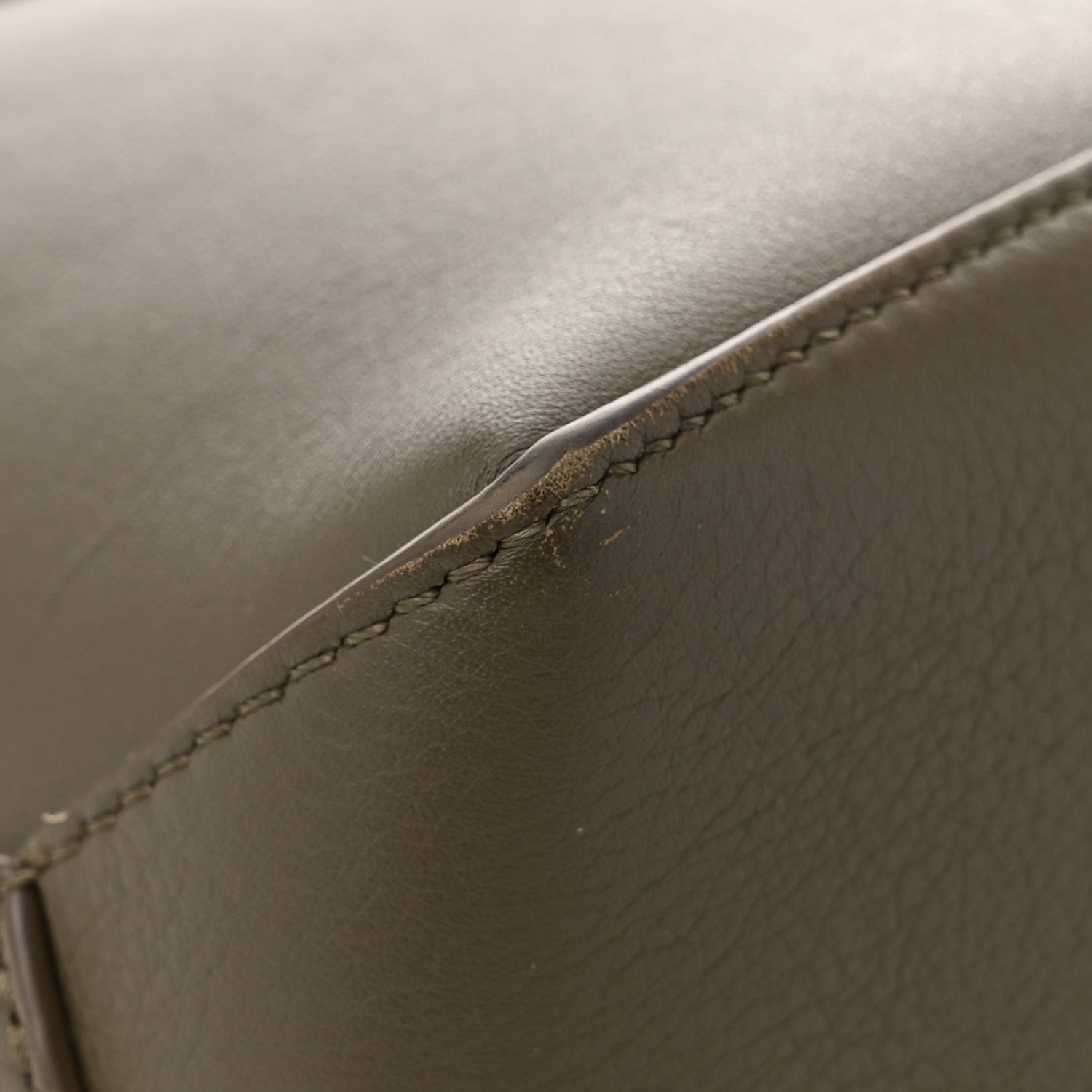 Loewe Calfskin Small Puzzle Edge Bag Dark Khaki Green 1670729
