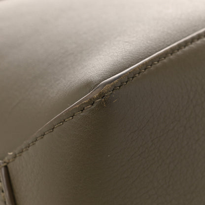Loewe Calfskin Small Puzzle Edge Bag Dark Khaki Green 10 of 10