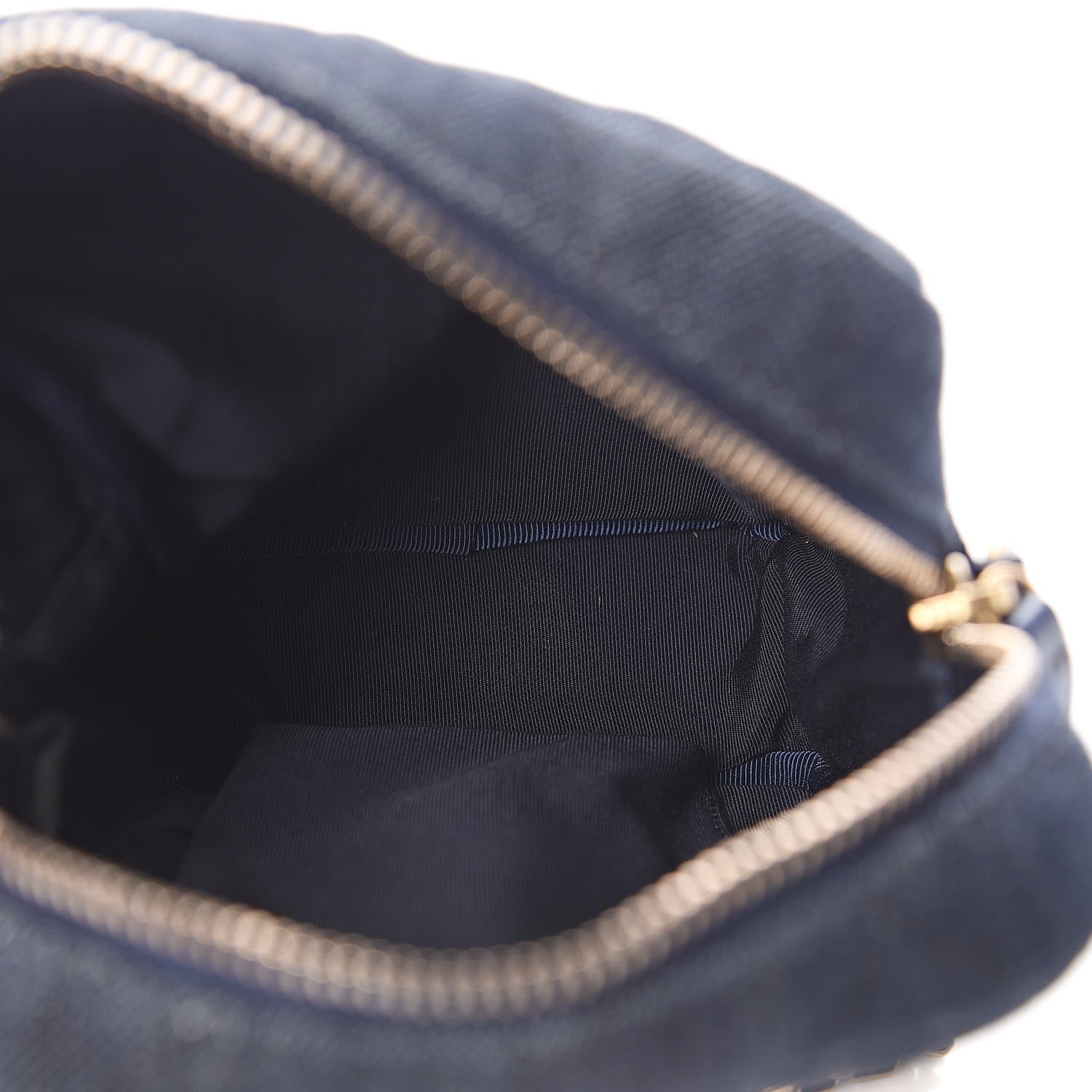 Chanel Washed Denim Quilted Reissue Camera Case Black 5 of 10