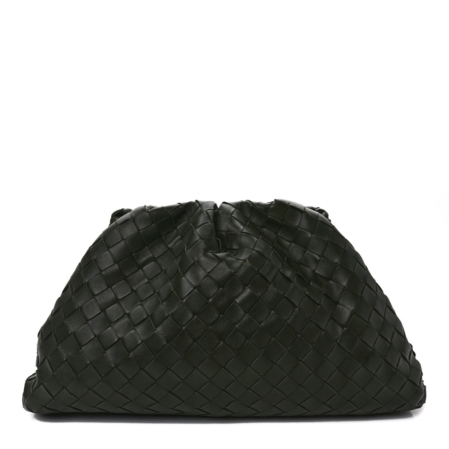 Bottega Veneta Nappa Maxi Intrecciato The Pouch Oversized Clutch Camping 1 of 9